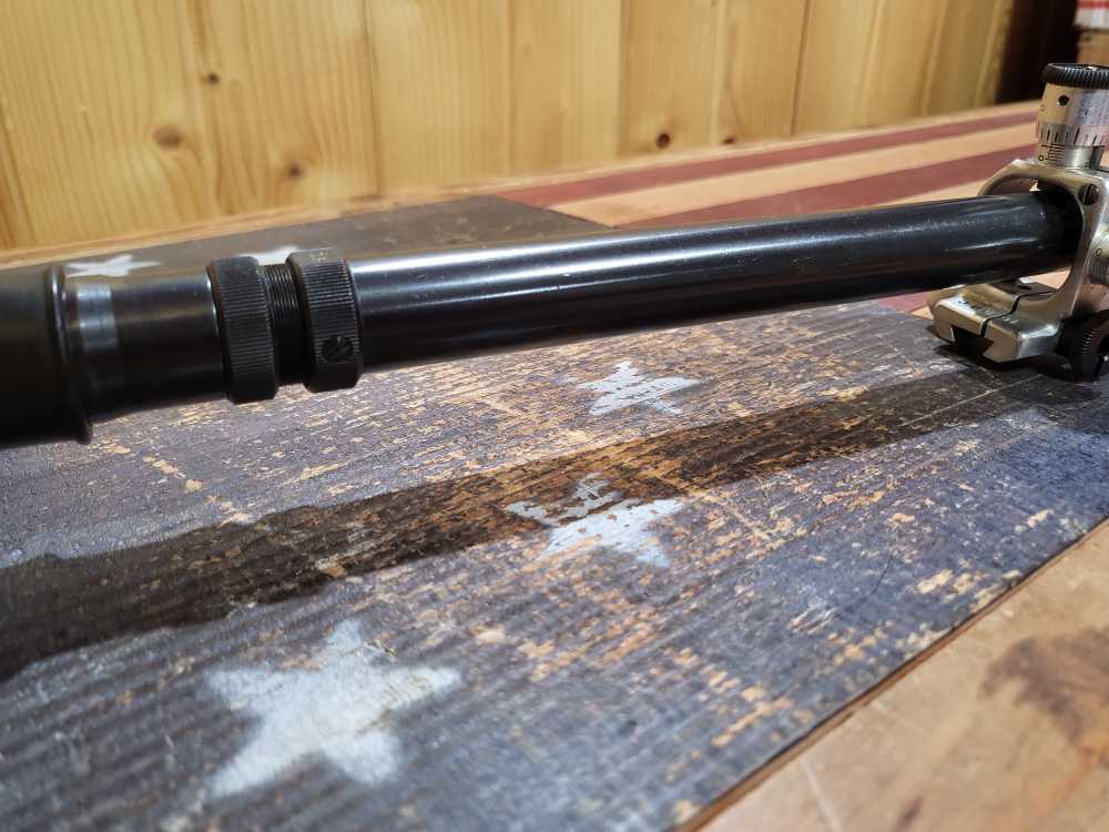 Vintage Unertl 16x Target Scope With Mounts, Caps and Eye Piece-img-4
