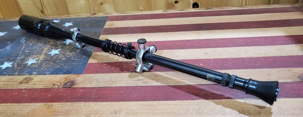 Vintage Unertl 16x Target Scope With Mounts, Caps and Eye Piece-img-1