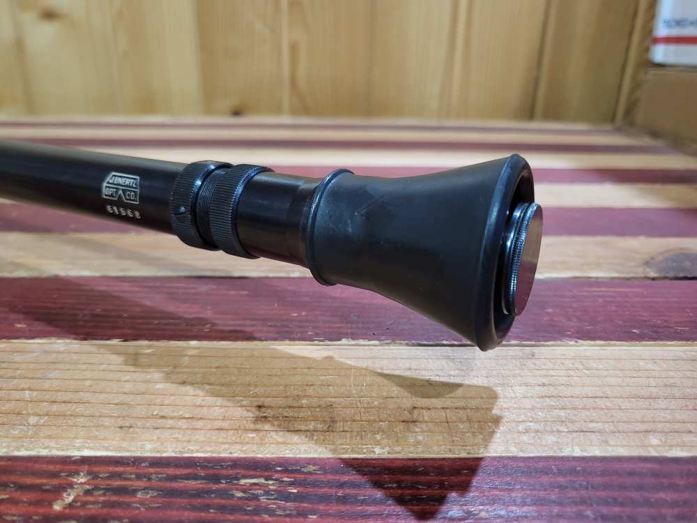 Vintage Unertl 16x Target Scope With Mounts, Caps and Eye Piece-img-10