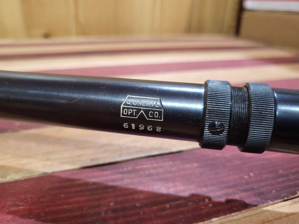 Vintage Unertl 16x Target Scope With Mounts, Caps and Eye Piece-img-11