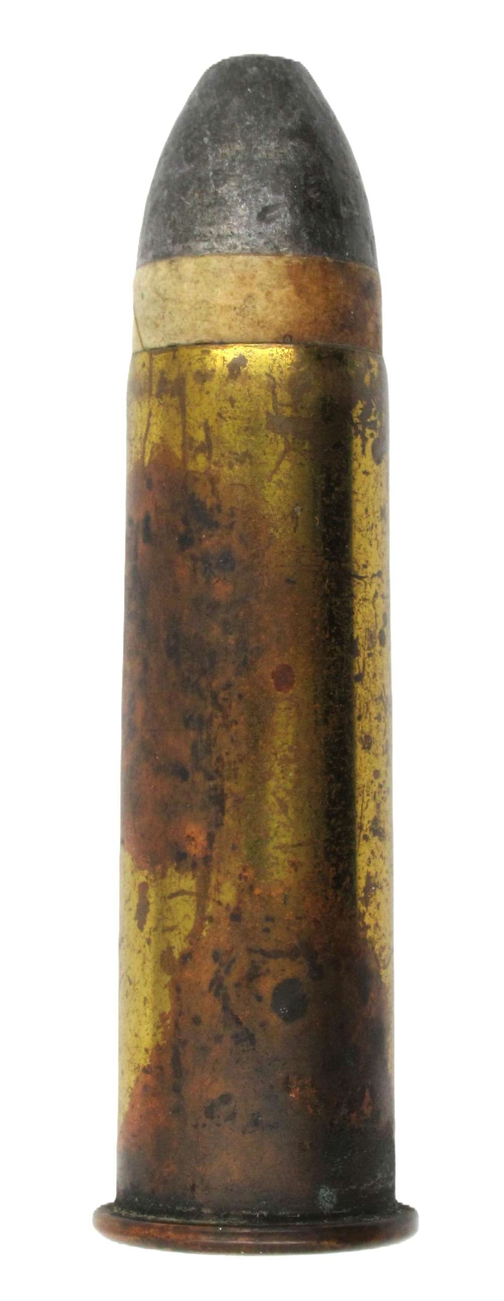 Winchester .50-70-425 PP Wood Rod Board Dummy Cartridge w Ringed Head-img-1