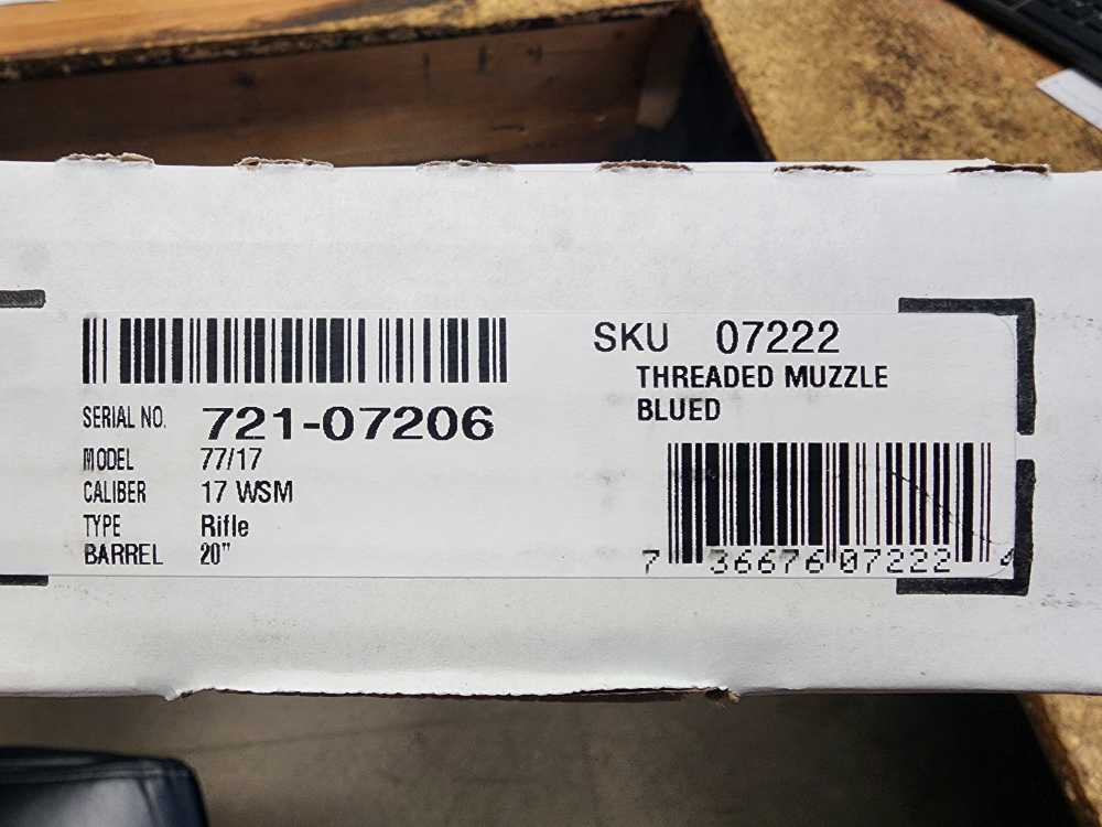 PICS! NEW RUGER M77/17 .17 WSM 20 THREADED WINCHESTER SUPER MAG BMAG M77 17-img-1