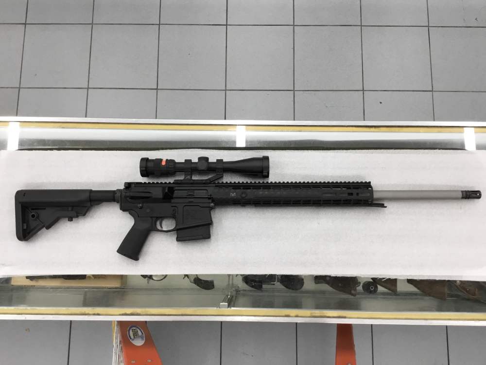 Aero Precision - M5 - 6.5CM/24" - Exc Cond w/Trijicon 3-9, Aero Rings, MLok-img-0