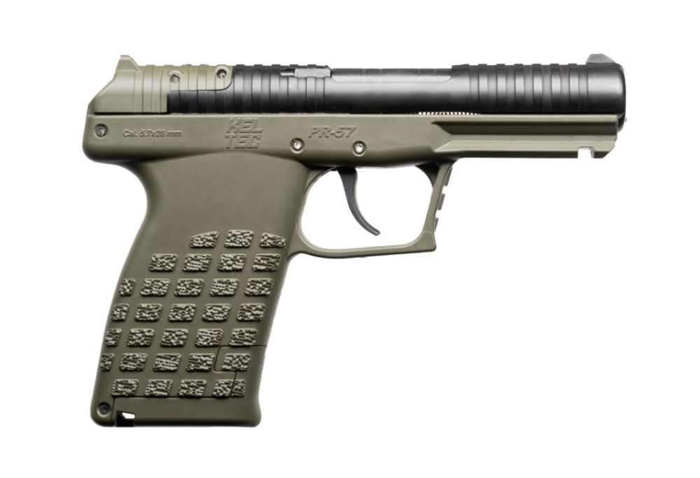 Keltec PR57 5.7x28 Pistol With 2 Stripper Clips Black Slide & Green Frame-img-0