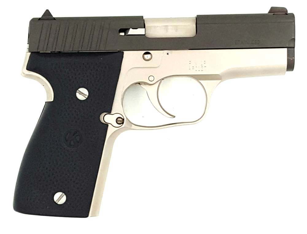 Kahr Arms K9 Compact 9mm Cal Pistol 2-Tone Stainless Steel 3.5" Bbl-img-0