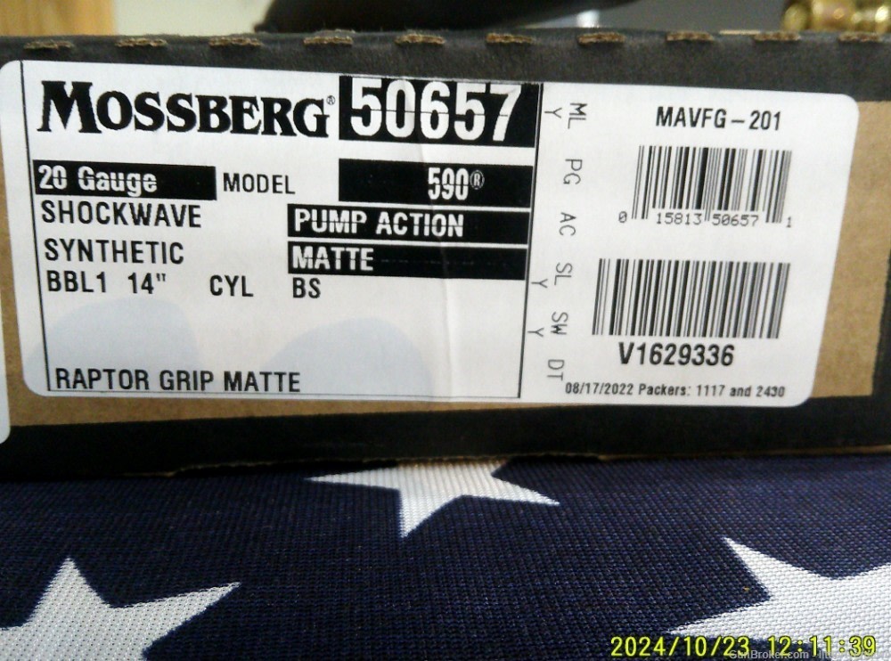 Mossberg 590 Shockwave 20 gauge Pump Action-img-0