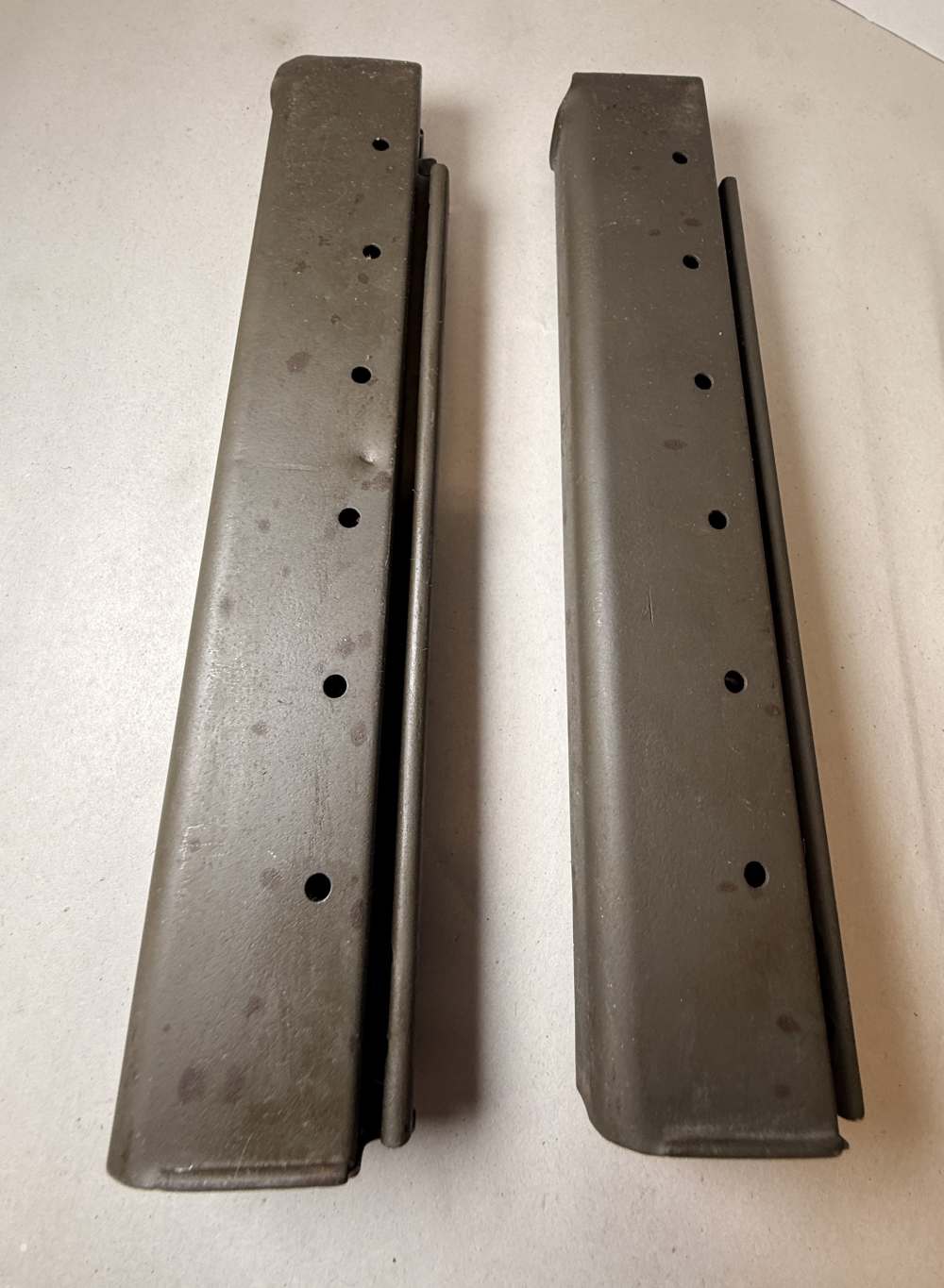 Lot of 2 Seymore WWII Thompson SMG 30Rd Stick Mags  .45 ACP - 1Good-1Repair-img-0