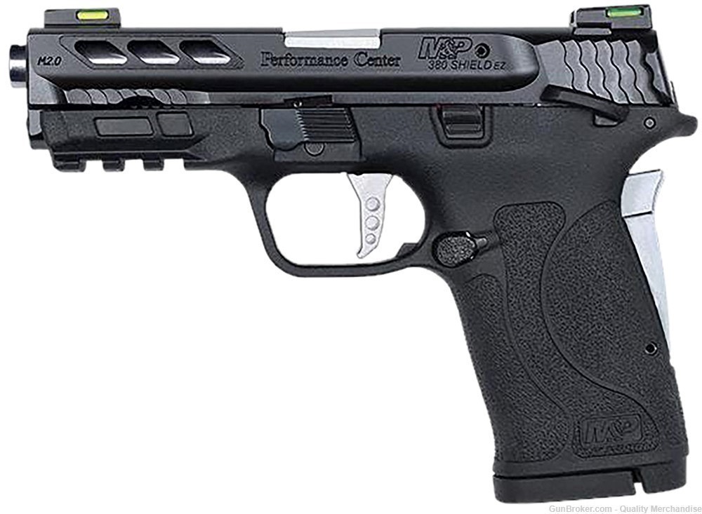 Smith & Wesson 12718 M&P Performance Center Shield EZ M2.0 Micro-Compact Fr-img-1