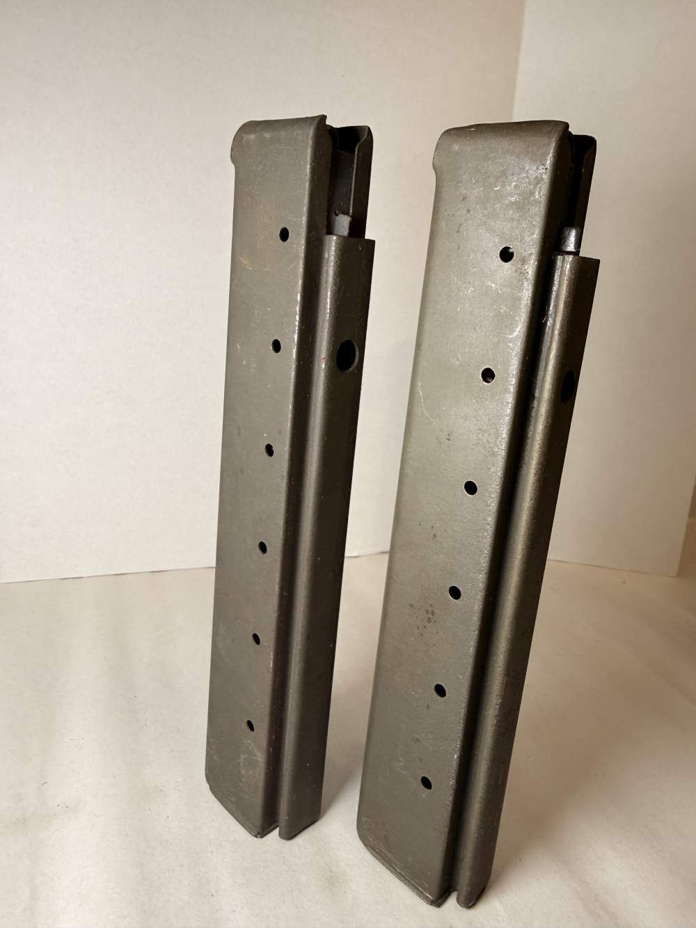 Lot of 2 WWII Seymore Thompson SMG 30Rd Stick Mags.45 ACP-Functional USGI-img-5