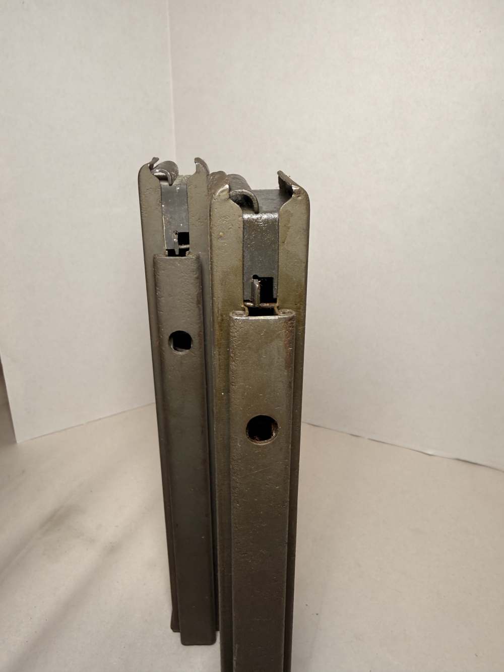 Lot of 2 WWII Seymore Thompson SMG 30Rd Stick Mags.45 ACP-Functional USGI-img-9