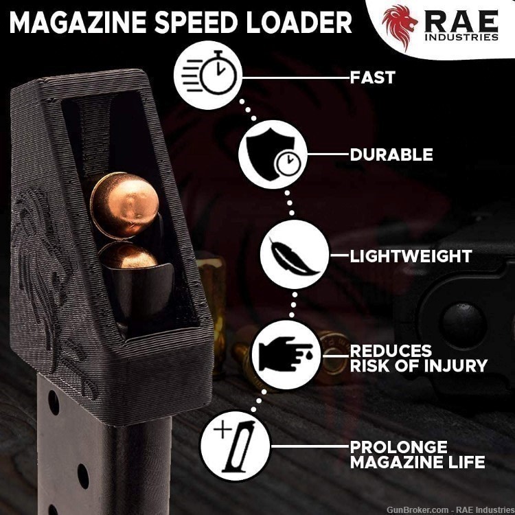 RAEIND SPRING ARMORY XD  .9mm MAGAZINE SPEED LOADER-img-8
