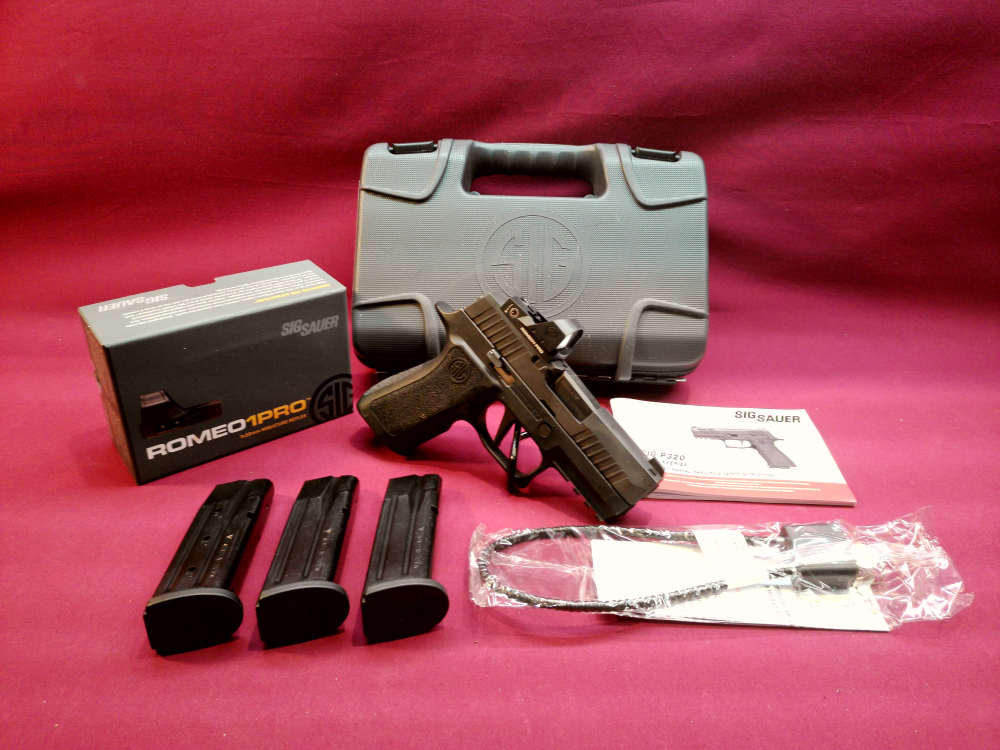 Sig Sauer P320X  9mm 3.6" w/Romeo1 Pro LIKE NEW-img-0