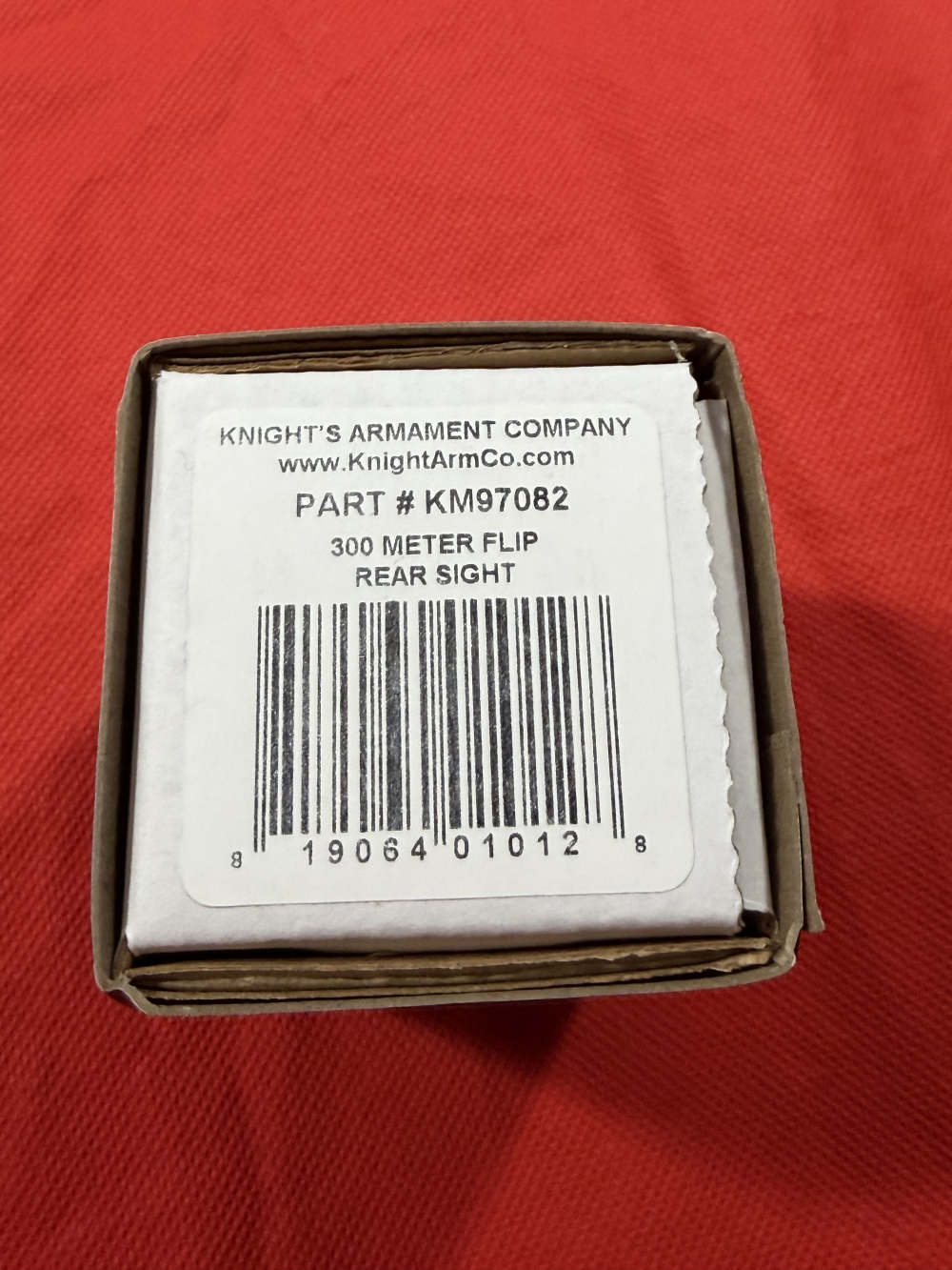 Knights Armament KAC 300M Rear Flip Up Sight Big Knob GWOT PN KM97082 NIB-img-3