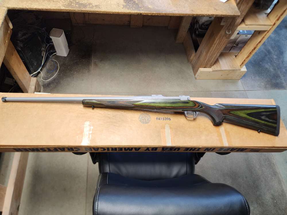 PICS! NEW RUGER M 77 HAWKEYE PREDATOR 22-250 REM 24" THREADED STAINLESS 24-img-14