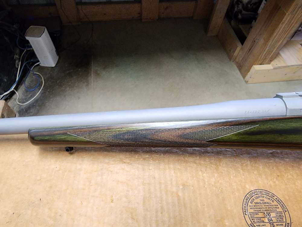 PICS! NEW RUGER M 77 HAWKEYE PREDATOR 22-250 REM 24" THREADED STAINLESS 24-img-21
