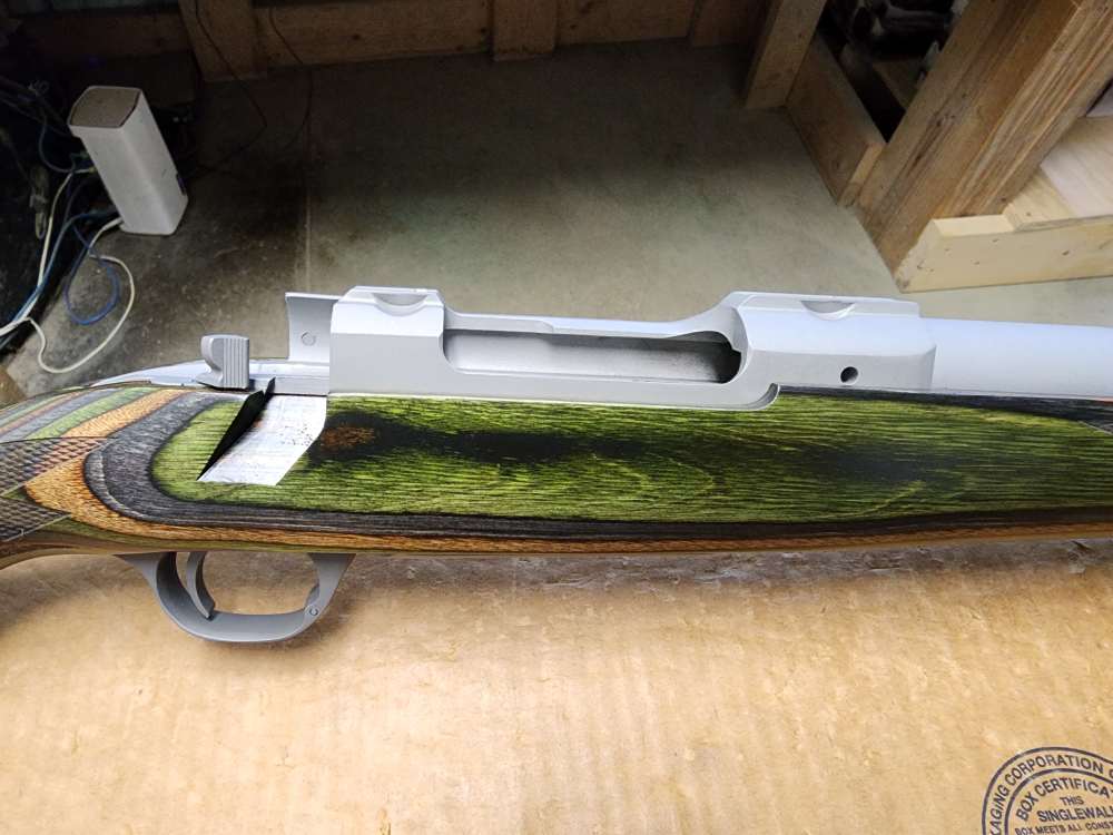 PICS! NEW RUGER M 77 HAWKEYE PREDATOR 22-250 REM 24" THREADED STAINLESS 24-img-9