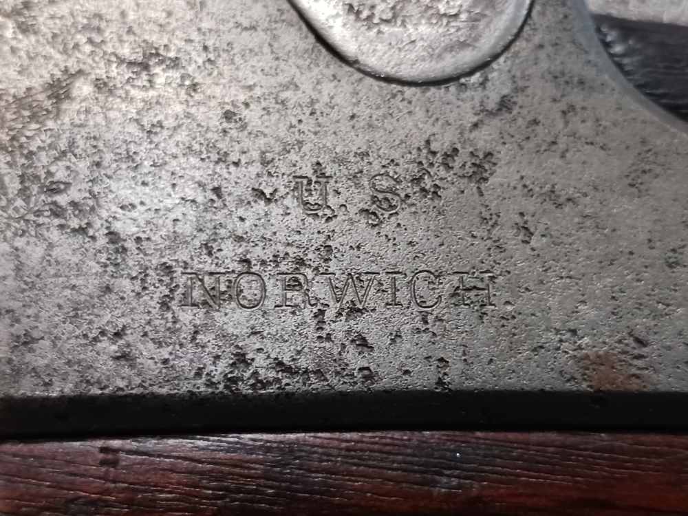 NORWICH MODEL 1861 RIFLE CIVIL WAR ANTIQUE MUSKET 40"-img-1