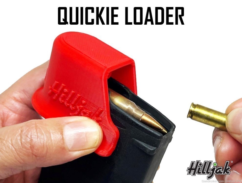 AR-15 Magazine Speed Loader, Hilljak Quickie Loader - QL556 Red-img-0