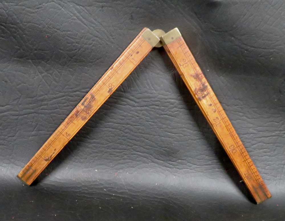 Antique Carpenter’s Folding Rule – No. 58 – Late 19th to Early 20th Century-img-2