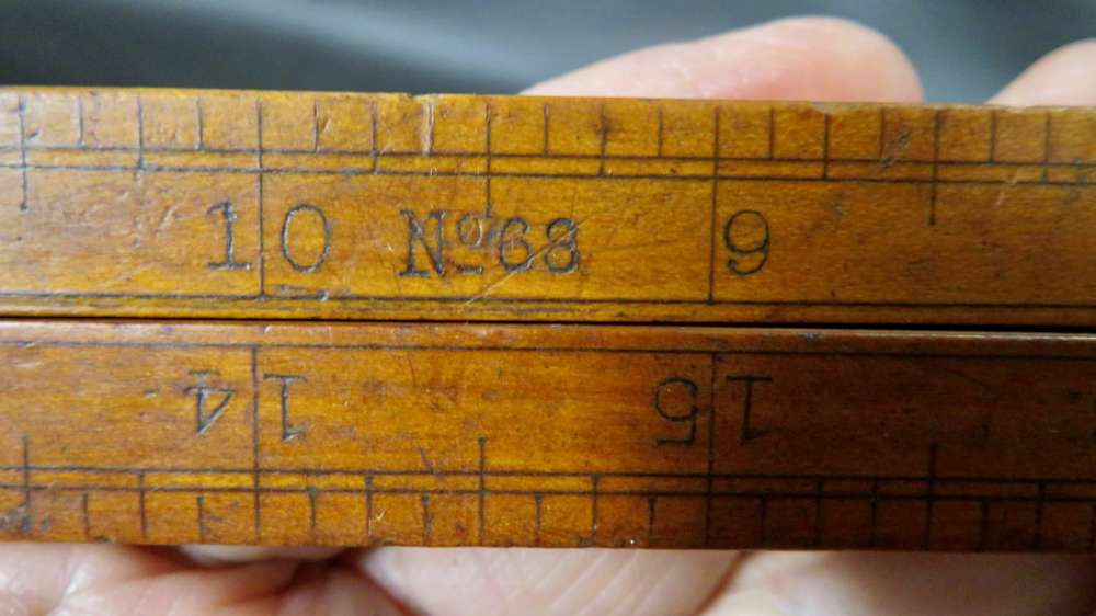 Antique Carpenter’s Folding Rule – No. 58 – Late 19th to Early 20th Century-img-5