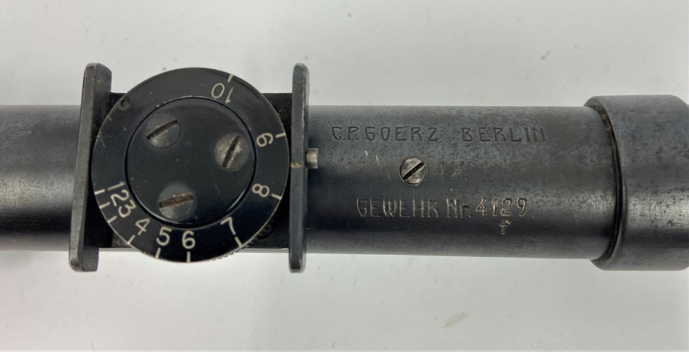 WW1 German Army Goerz Sniper Scope for Semi-Turret Rifle-img-5