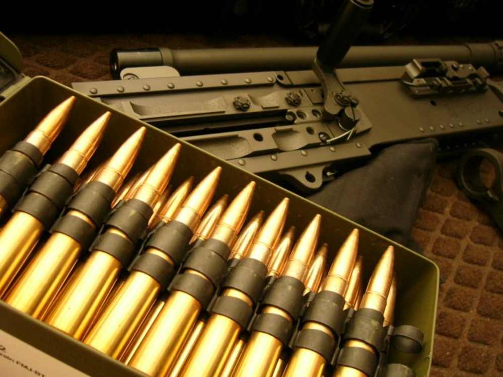 OHIO ORDNANCE M2 SLR .50 BMG MA DEUCE BROWNING MACHINE GUN TRIPOD BELT AMMO-img-0