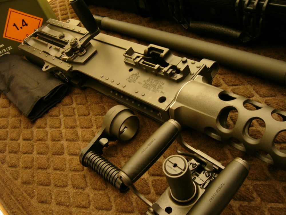 OHIO ORDNANCE M2 SLR .50 BMG MA DEUCE BROWNING MACHINE GUN TRIPOD BELT AMMO-img-11