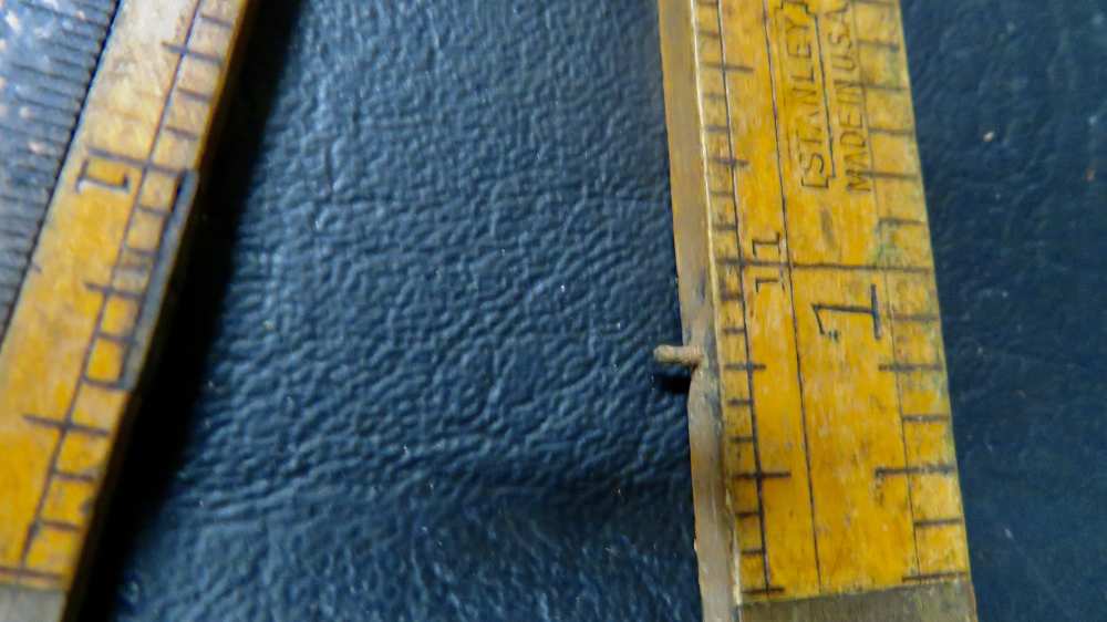 Antique Stanley No. 36½ Warranted Boxwood Folding Rule-img-10