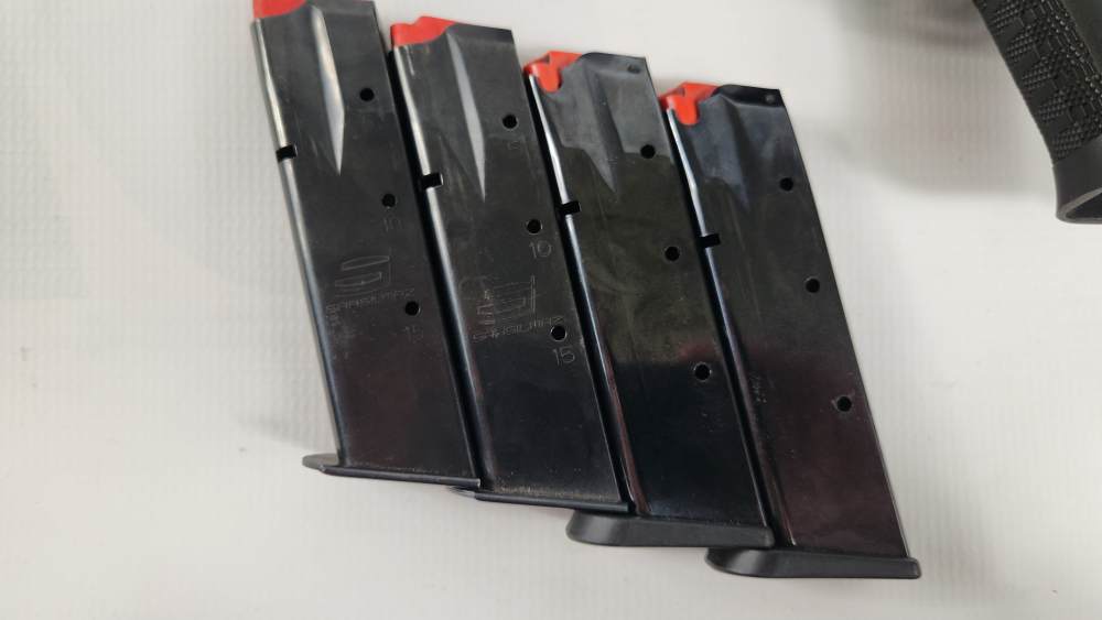 EAA Witness P-S DA/SA Polymer Frame w Four Mags-img-1
