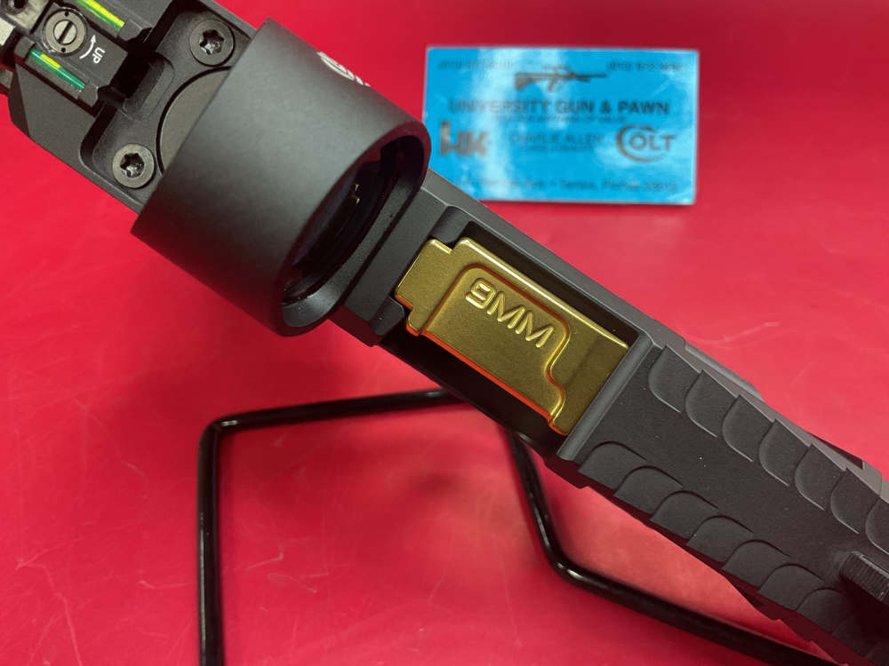 Zaffiri Precision Glock 45 9mm 4.02” Gold TiN Comped Bbl - Gray - Red Dot -img-12