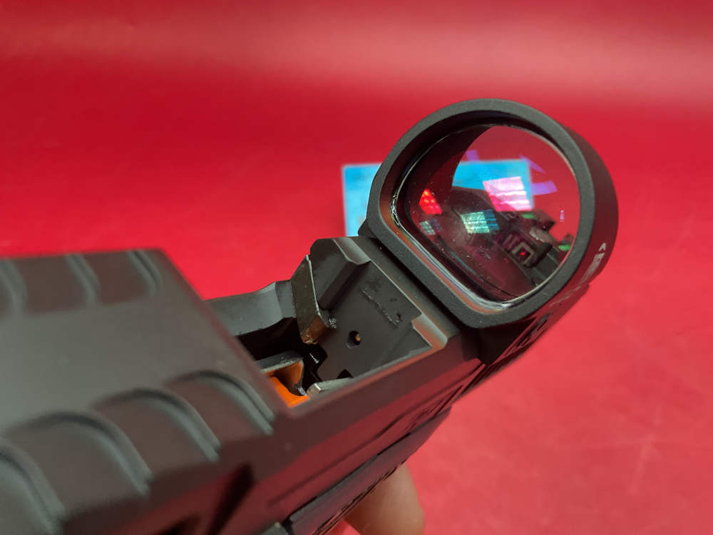 Zaffiri Precision Glock 45 9mm 4.02” Gold TiN Comped Bbl - Gray - Red Dot -img-20