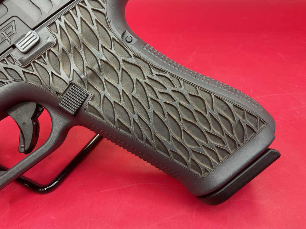 Zaffiri Precision Glock 45 9mm 4.02” Gold TiN Comped Bbl - Gray - Red Dot -img-2