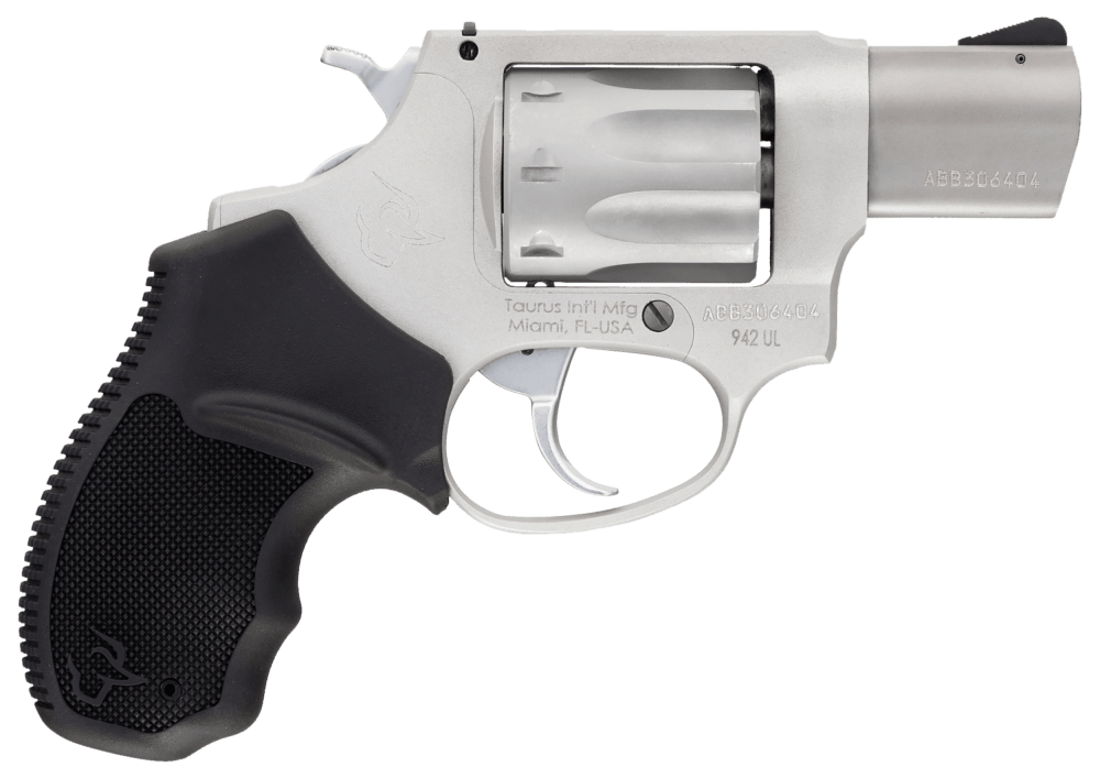 TAURUS 942 Ultra-lite 22 LR 8R 2" Adjustable Rear Sight Finger Groove Grip -img-3