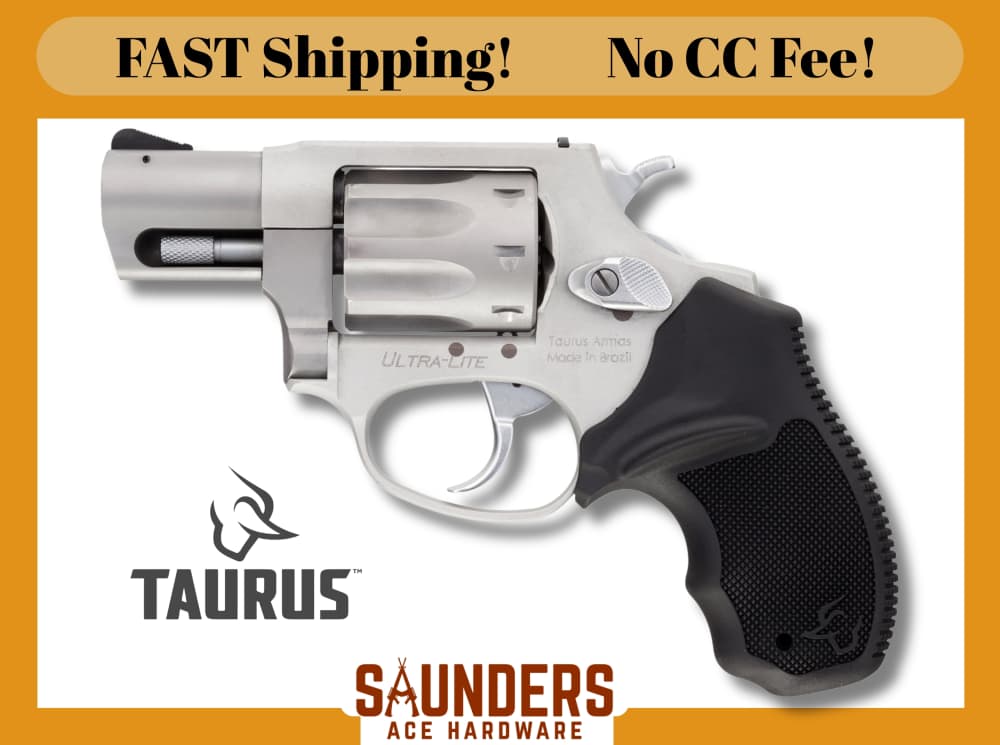 TAURUS 942 Ultra-lite 22 LR 8R 2" Adjustable Rear Sight Finger Groove Grip -img-0