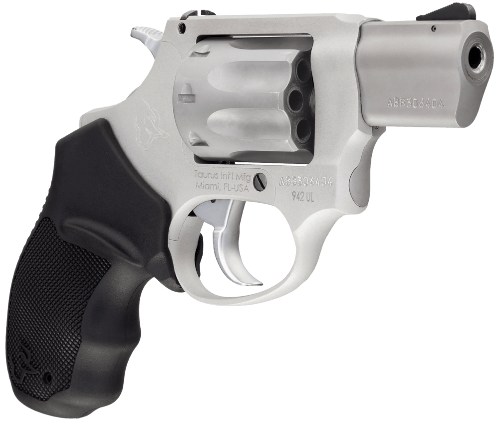 TAURUS 942 Ultra-lite 22 LR 8R 2" Adjustable Rear Sight Finger Groove Grip -img-2
