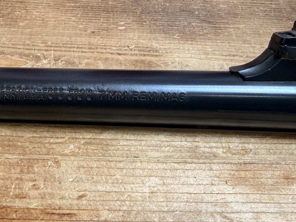 Remington Factory 24” Blued Barrel 7mm Remington Magnum Front & Rear Sights-img-5