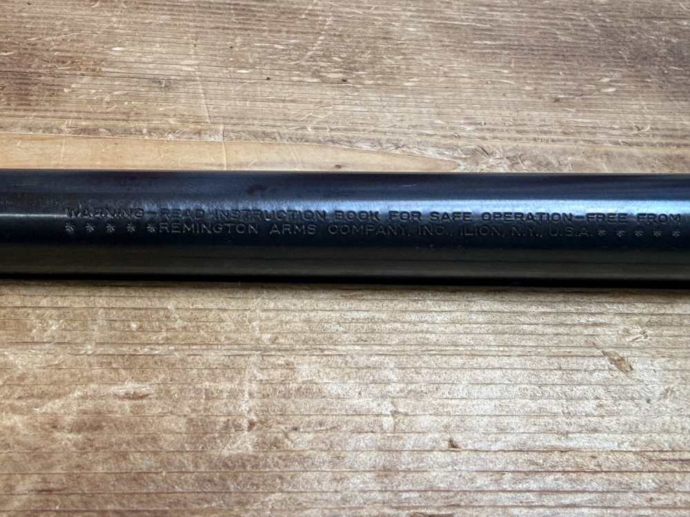 Remington Factory 24” Blued Barrel 7mm Remington Magnum Front & Rear Sights-img-4