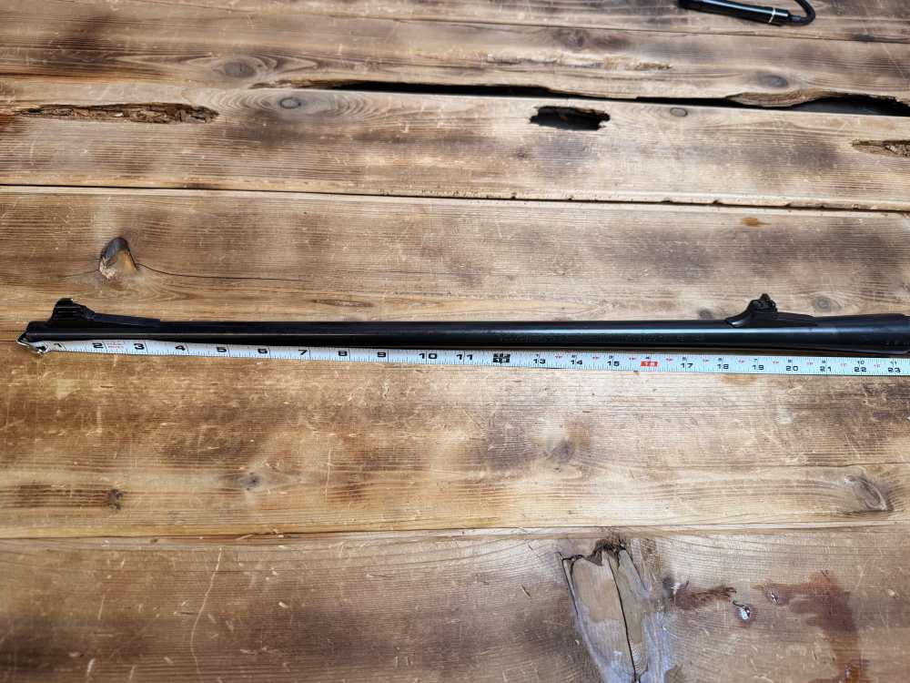 Remington Factory 24” Blued Barrel 7mm Remington Magnum Front & Rear Sights-img-0