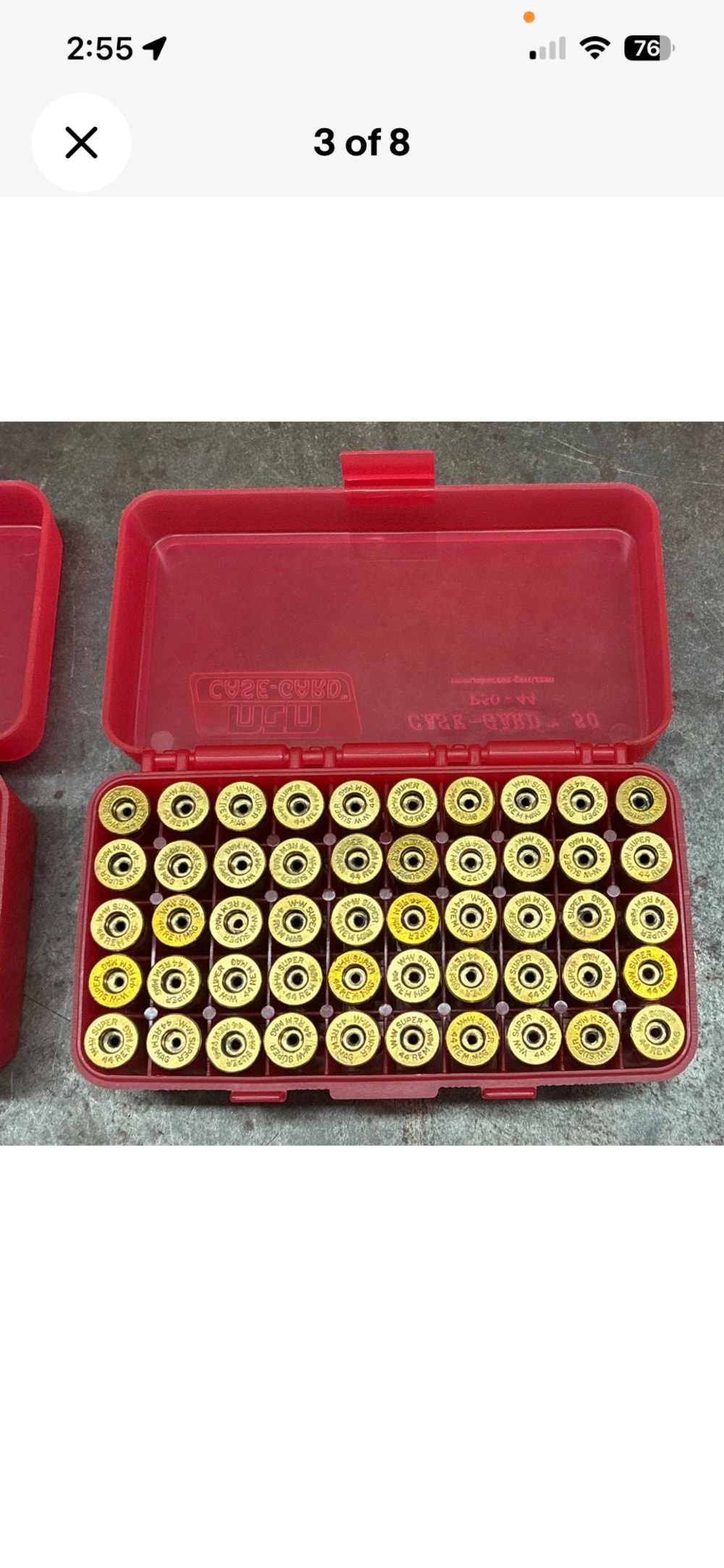 150 Remington Mag W-W Super unprimed brass, fired, casings in boxes .  $30-img-3