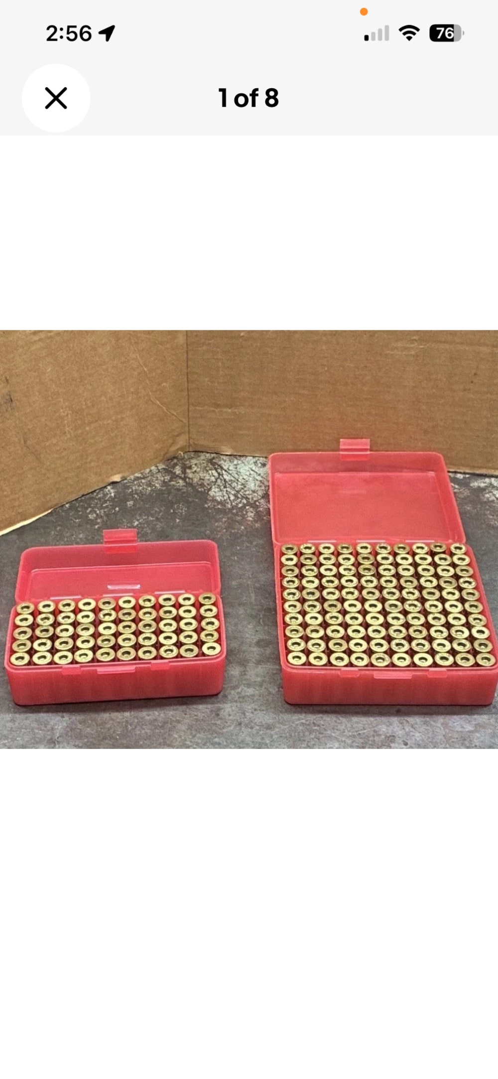 150 Remington Mag W-W Super unprimed brass, fired, casings in boxes .  $30-img-0