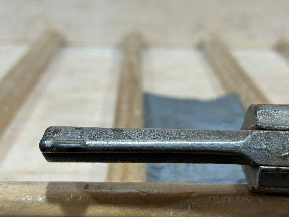 ANTIQUE SMITH & WESSON CAST IRON CAP GUN TOY-img-10