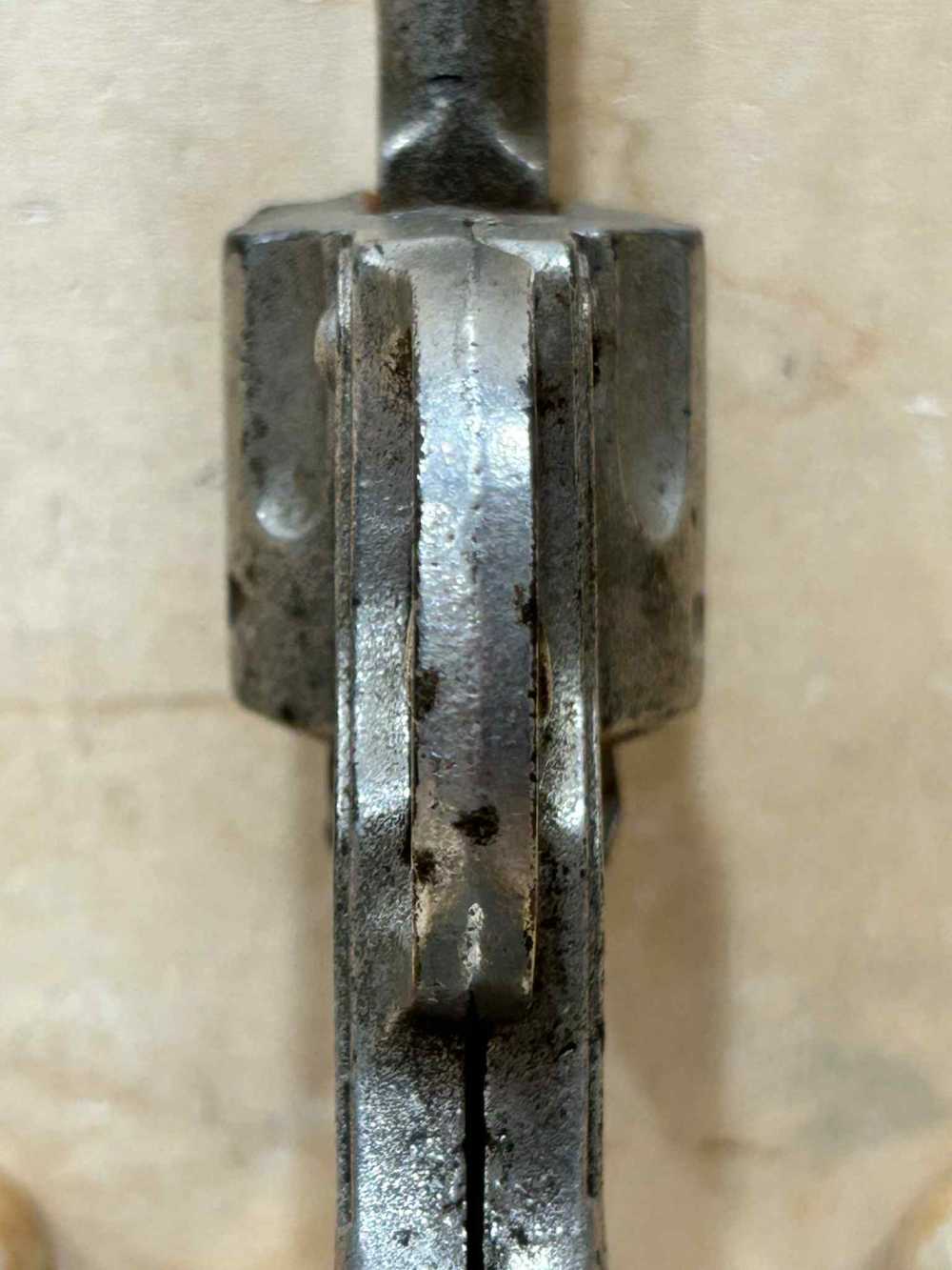 ANTIQUE SMITH & WESSON CAST IRON CAP GUN TOY-img-14