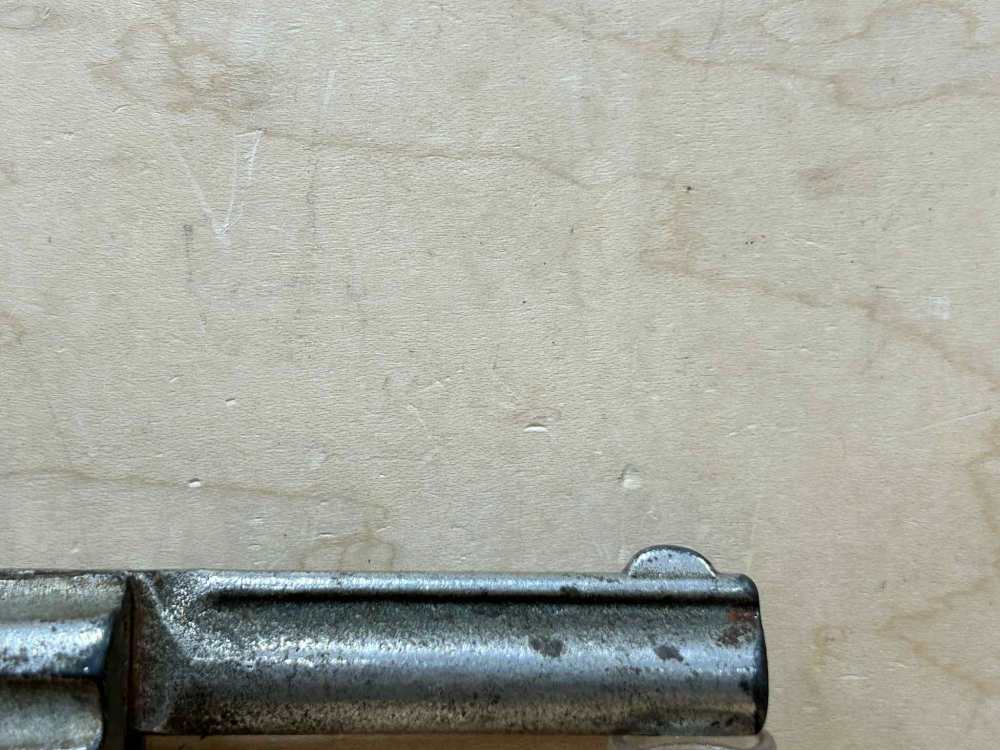 ANTIQUE SMITH & WESSON CAST IRON CAP GUN TOY-img-7