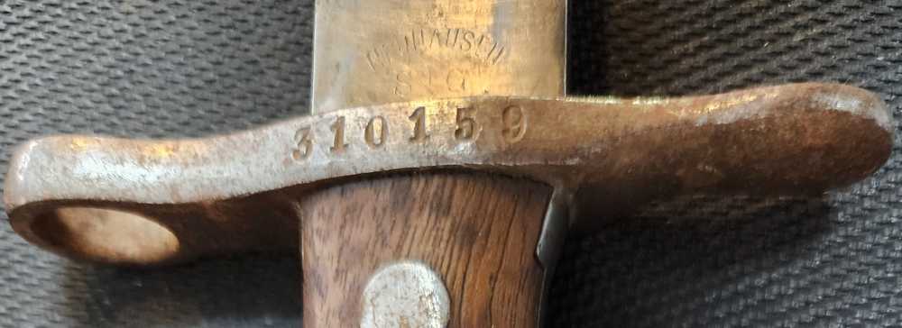  Swiss Model 1918 Bayonet manufactured  Waffenfabrik Neuhausen (SIG)-img-2