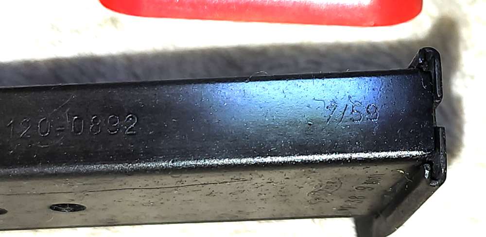 1959 Original Factory Walther Banner P38 9mm 7rd clip Magazine -img-6
