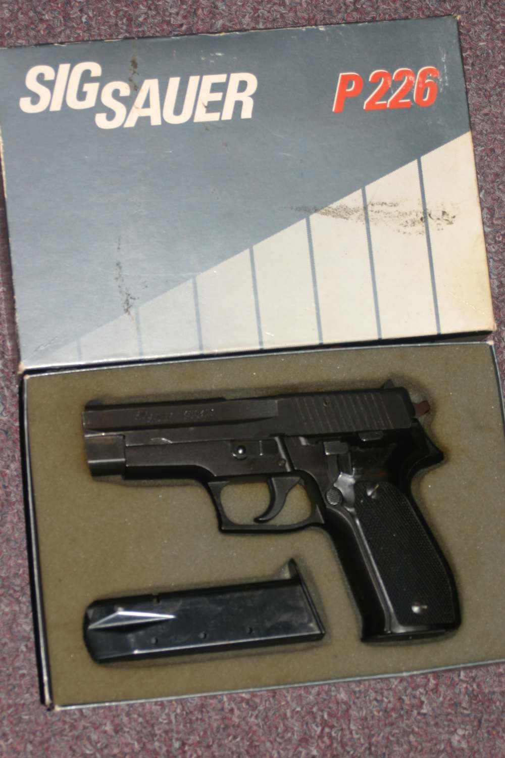 Sig Sauer P226 with 2 Mags and original box  Good Condition-img-1
