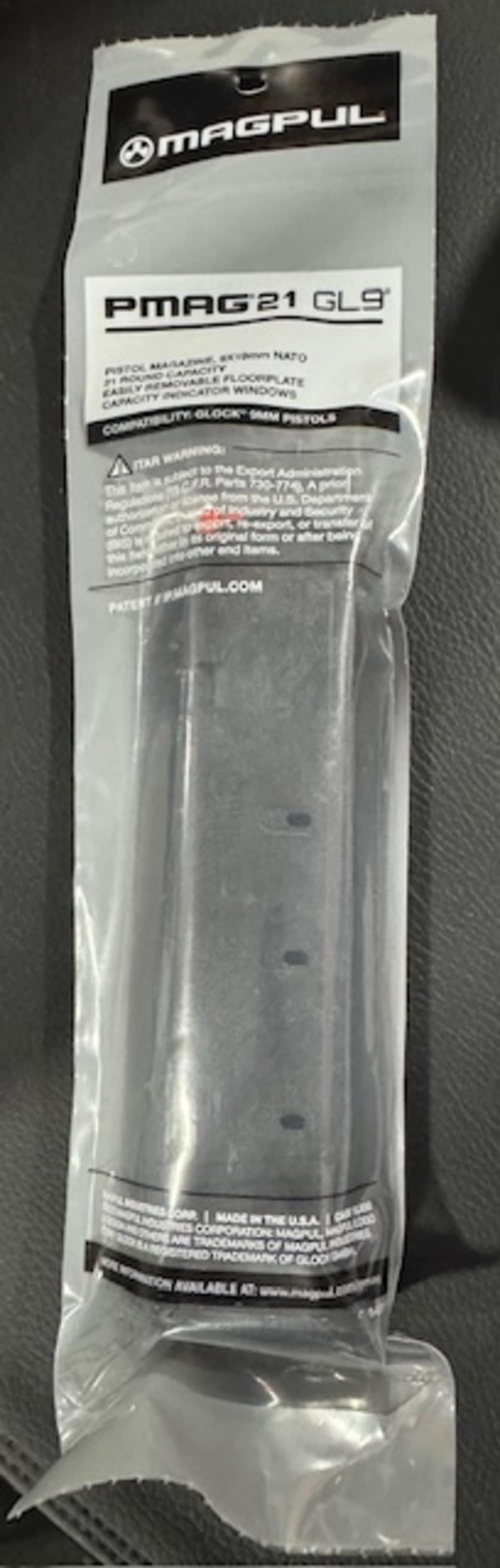 21-Round PMAG for Glock 19 - BRAND NEW NO CC FEE-img-0