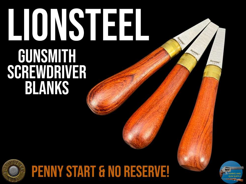 LIONSTEEL - GUNSMITH SCREWDRIVER BLANKS - SET OF THREE-img-0