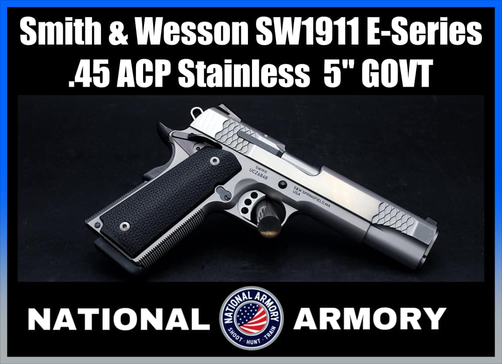 Smith & Wesson SW1911 E-Series .45 ACP 5" Government 1911-img-0
