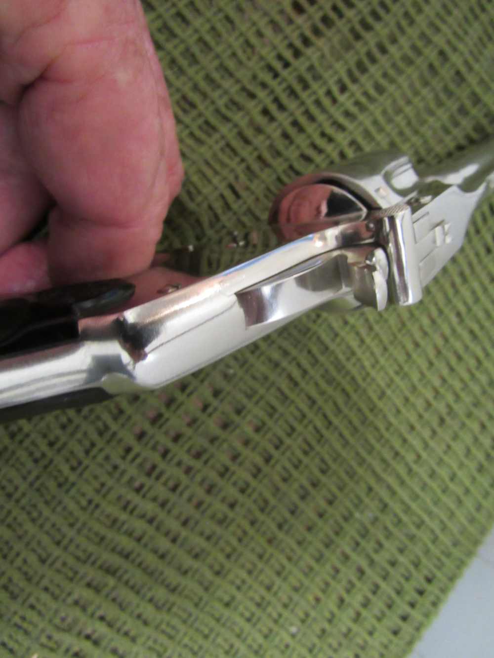 Smith & Wesson S&W .38 SA SECOND MODEL 3 1/4 INCH RE-NICKlELED -img-14